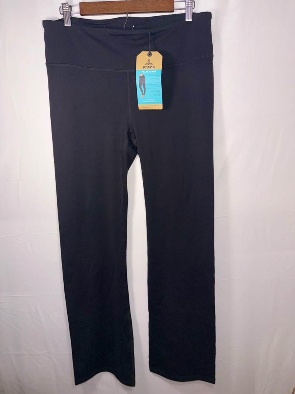Prana Women NWT Black High Rise Active Bootcut/Flare Yoga Leggings Size 1X